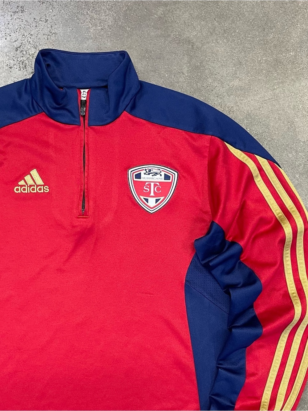 Adidas Climacool STC Hurricane Soccer 1/4 Zip Jacket - Picture 2 of 9